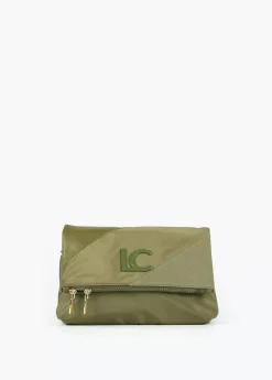 Bolso bandolera materiales combinados