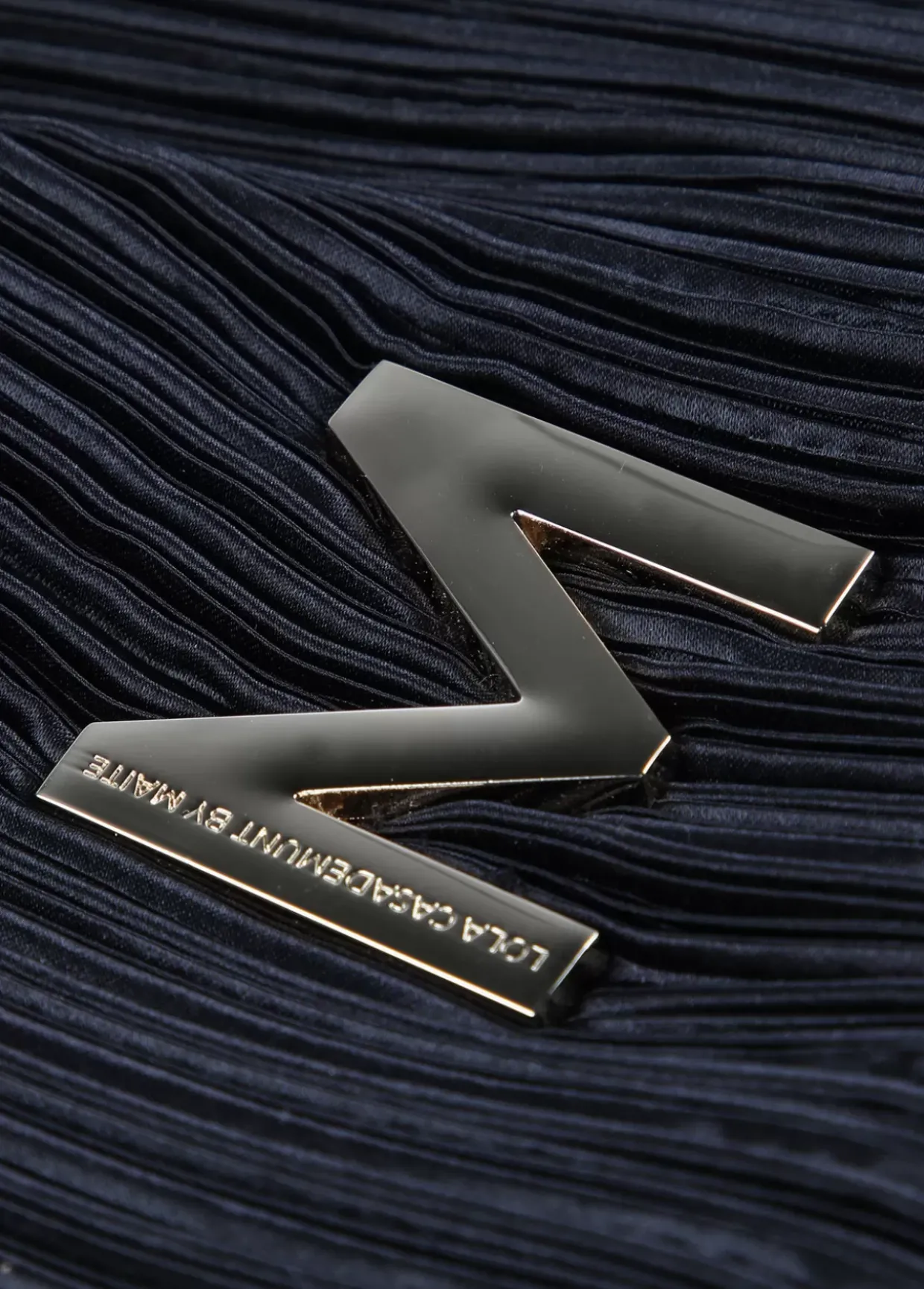 Bolso de fiesta plisado