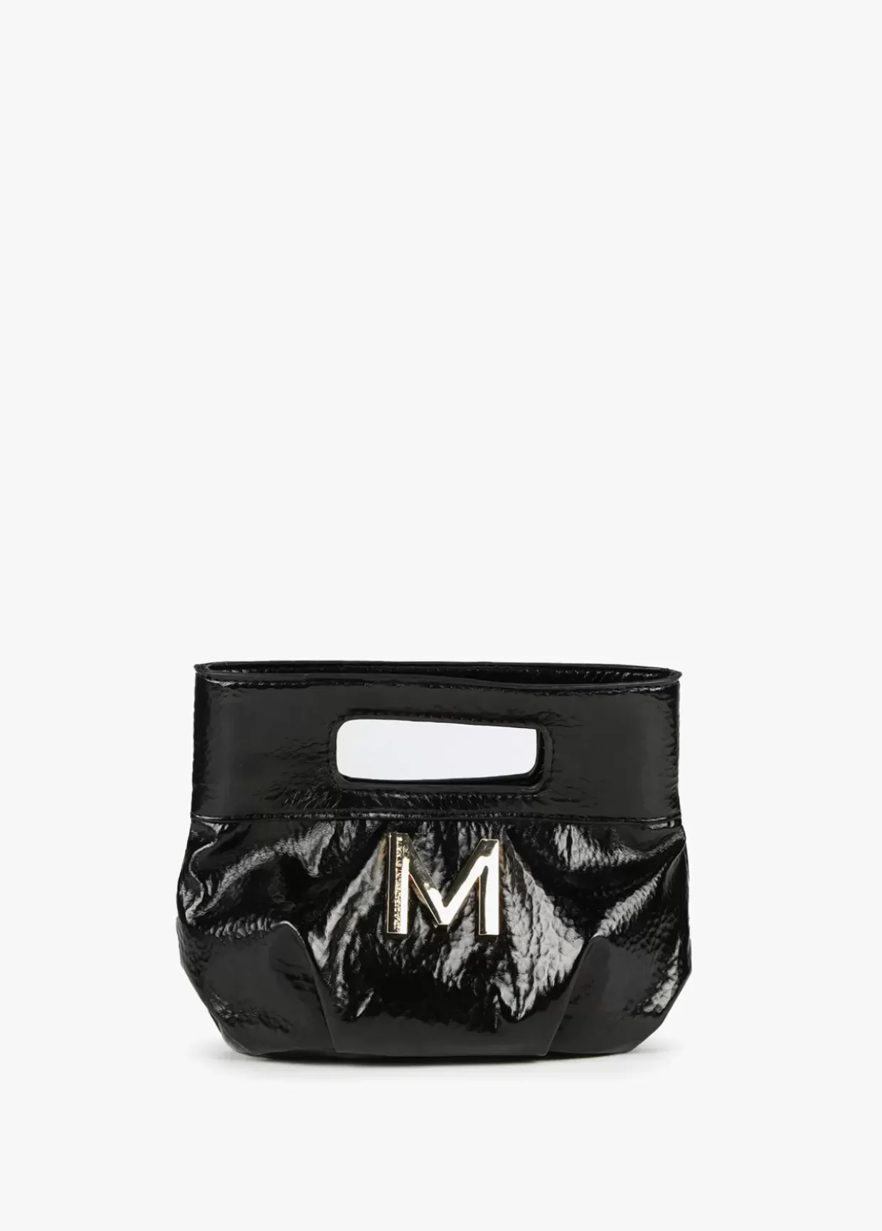 Bolso de mano con frunces