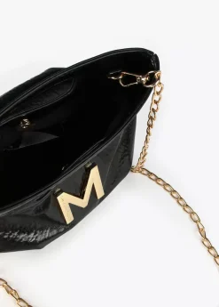 Bolso de mano con frunces