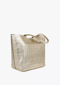 Bolso dorado shopper edición limitada - Lola Casademunt