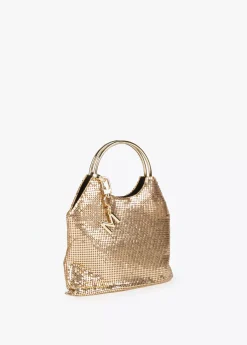 Bolso fiesta dorado