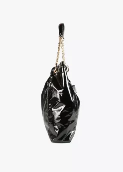 Bolso shopper brillante