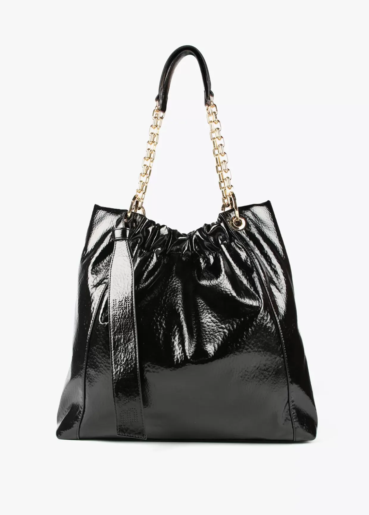 Bolso shopper brillante