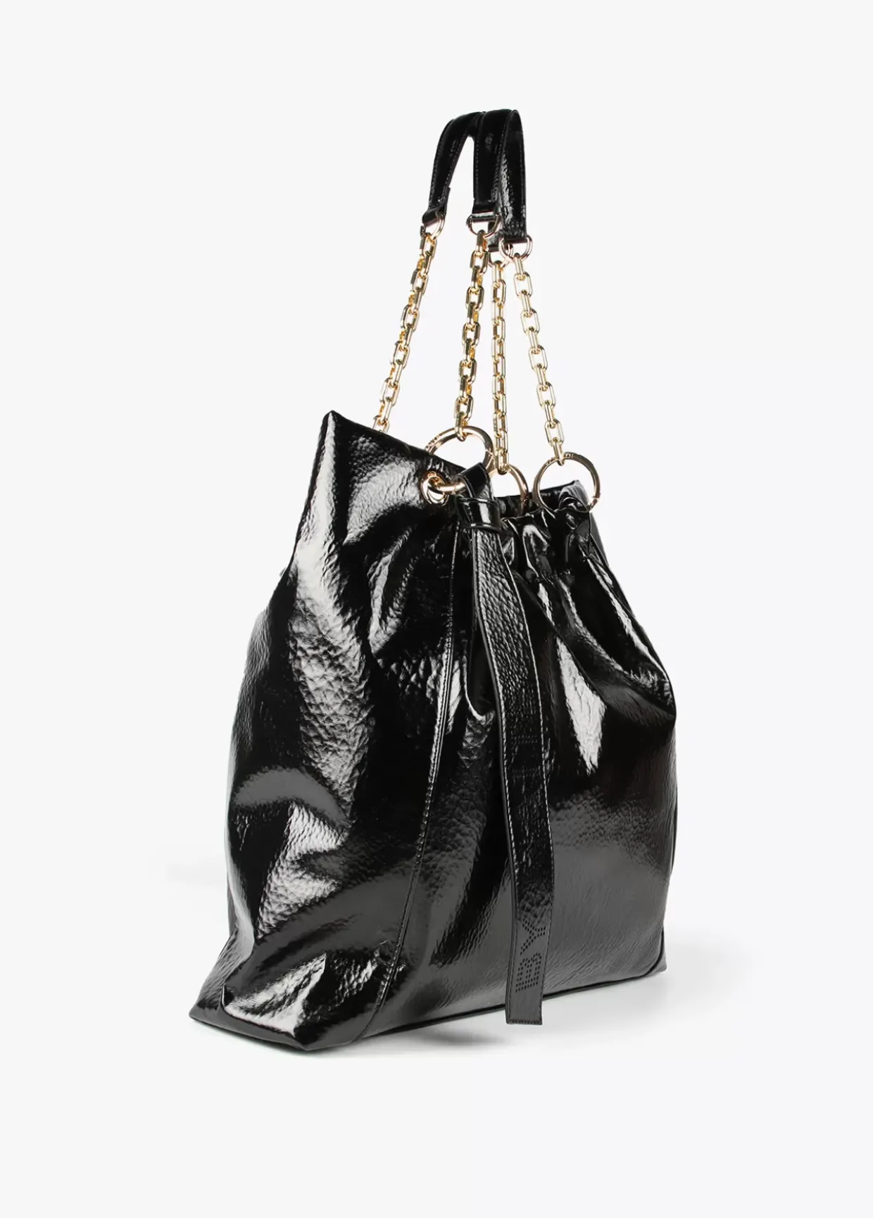 Bolso shopper brillante