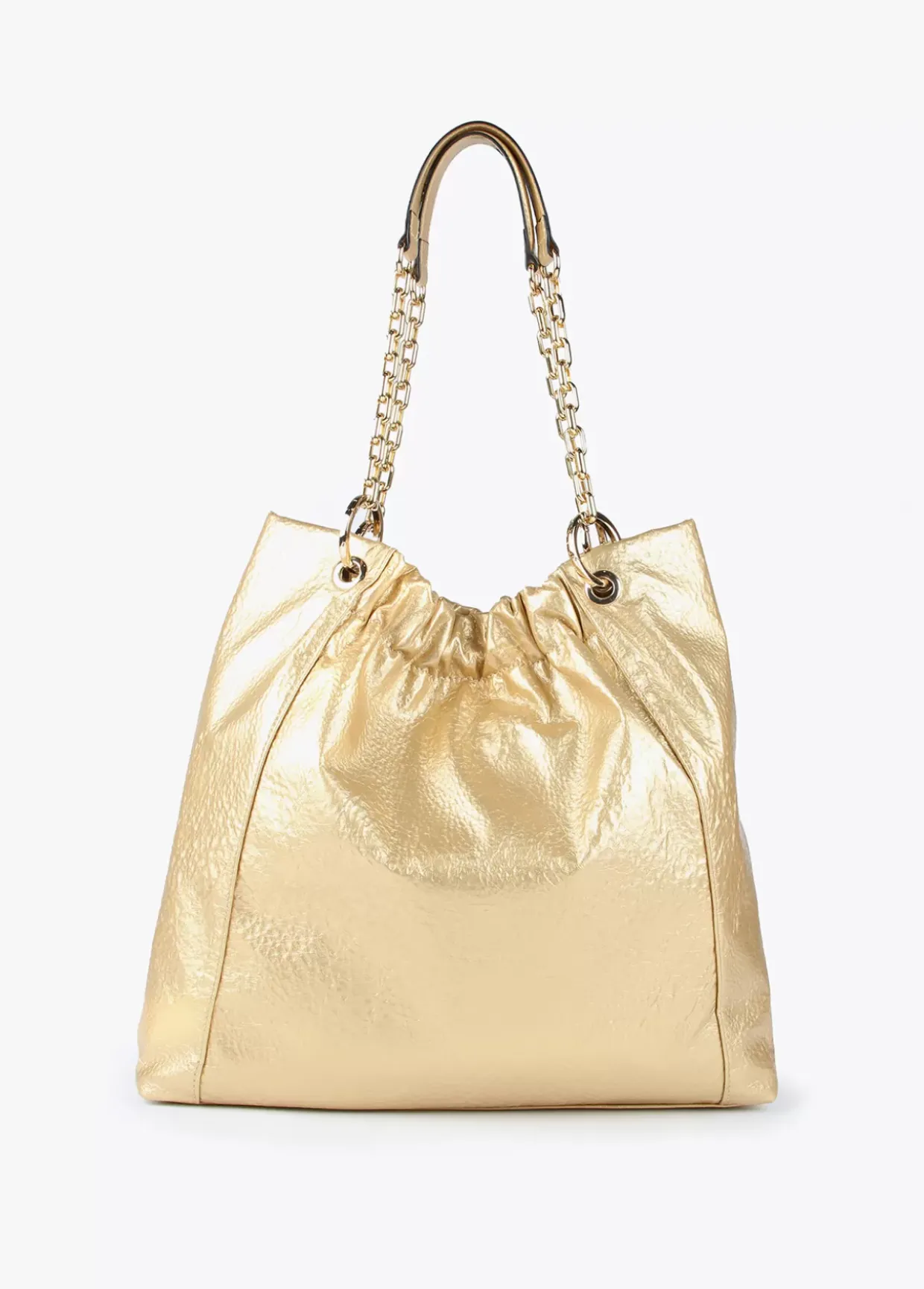 Bolso shopper brillante