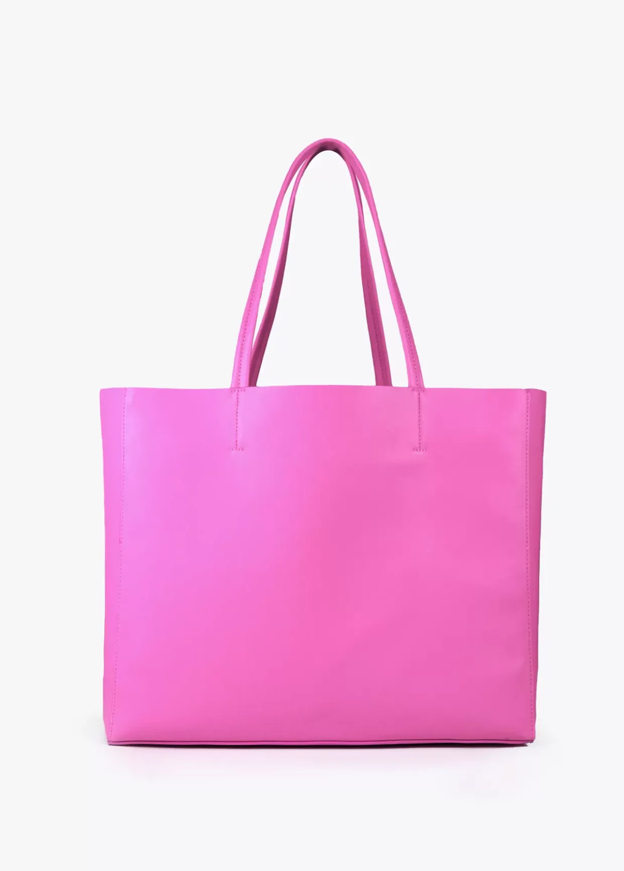 Bolso shopper con logo en relieve