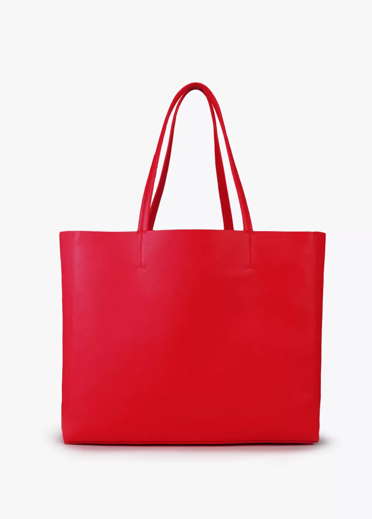 Bolso shopper con logo en relieve