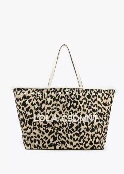 Bolso shopper loneta animal print