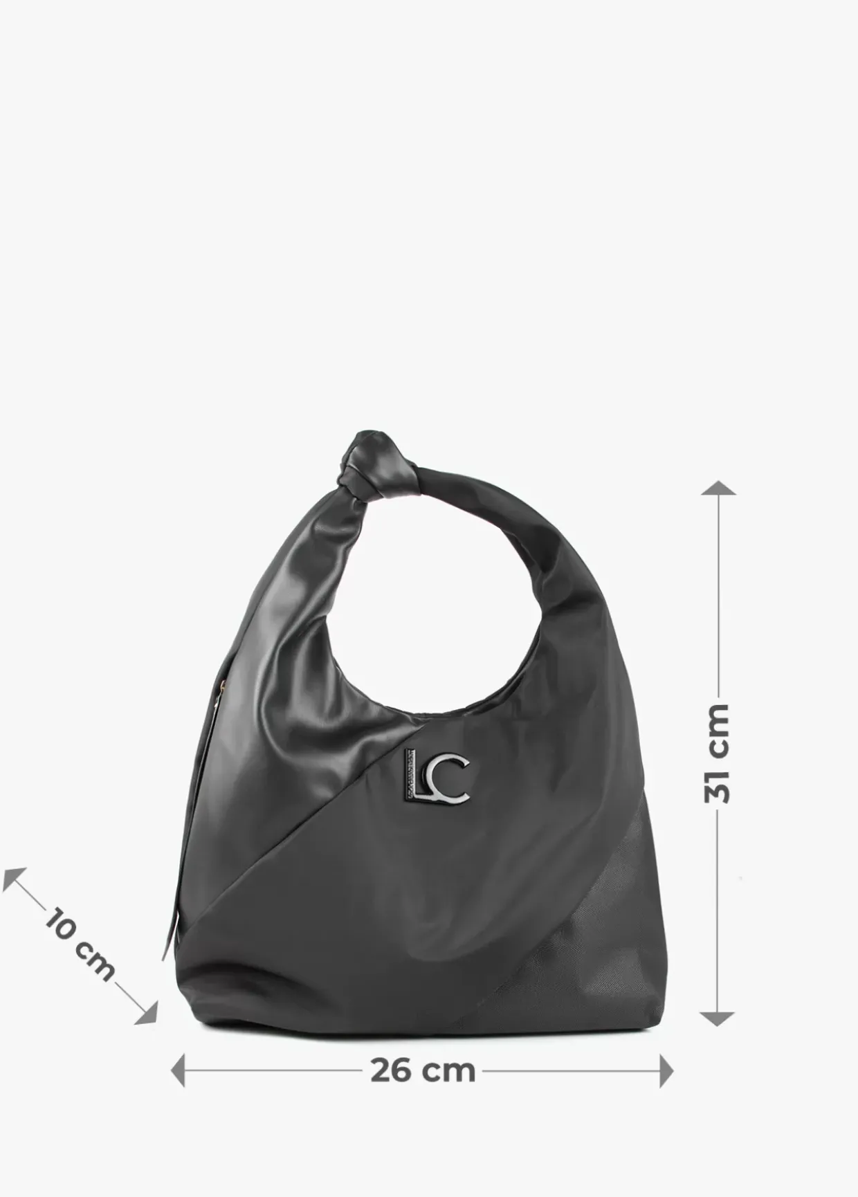 Bolso shopper materiales combinados