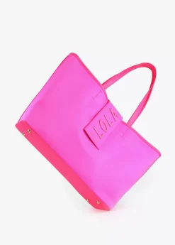 Bolso shopper nylon fluor