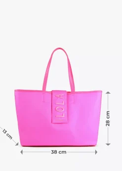 Bolso shopper nylon fluor