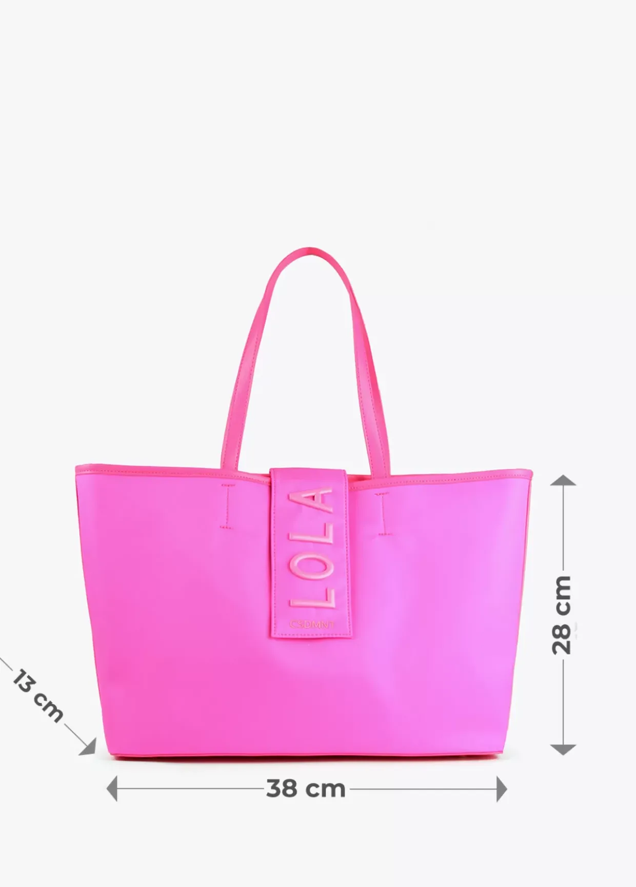 Bolso shopper nylon fluor