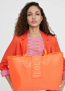 Bolso shopper nylon fluor