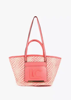 Bolso shopper tipo cesta