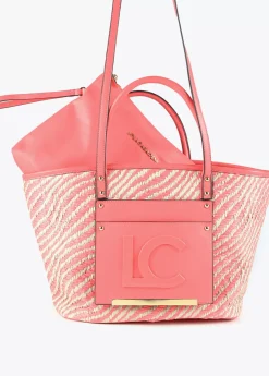 Bolso shopper tipo cesta