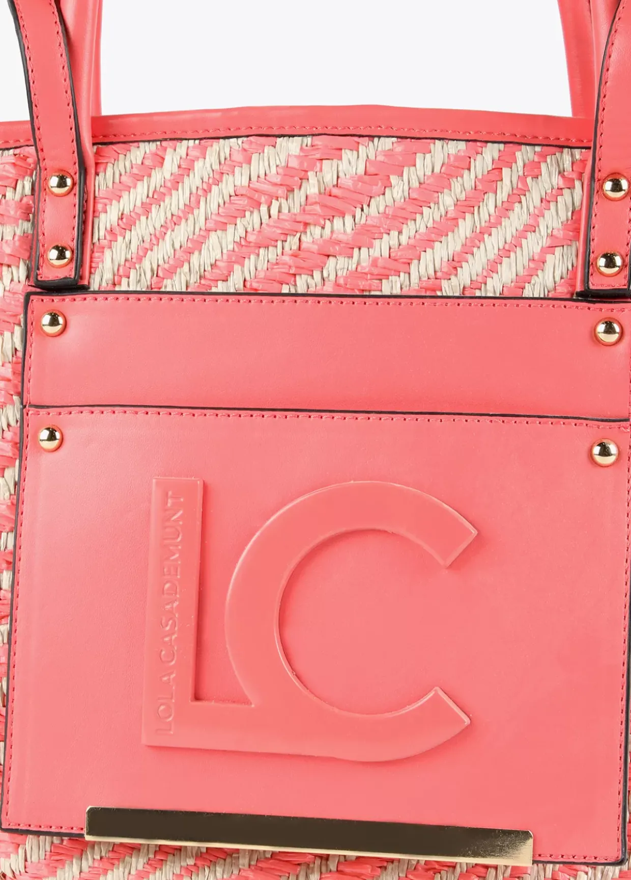 Bolso shopper tipo cesta