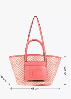 Bolso shopper tipo cesta