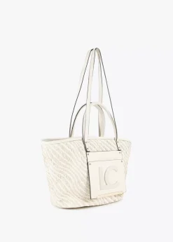 Bolso shopper tipo cesta