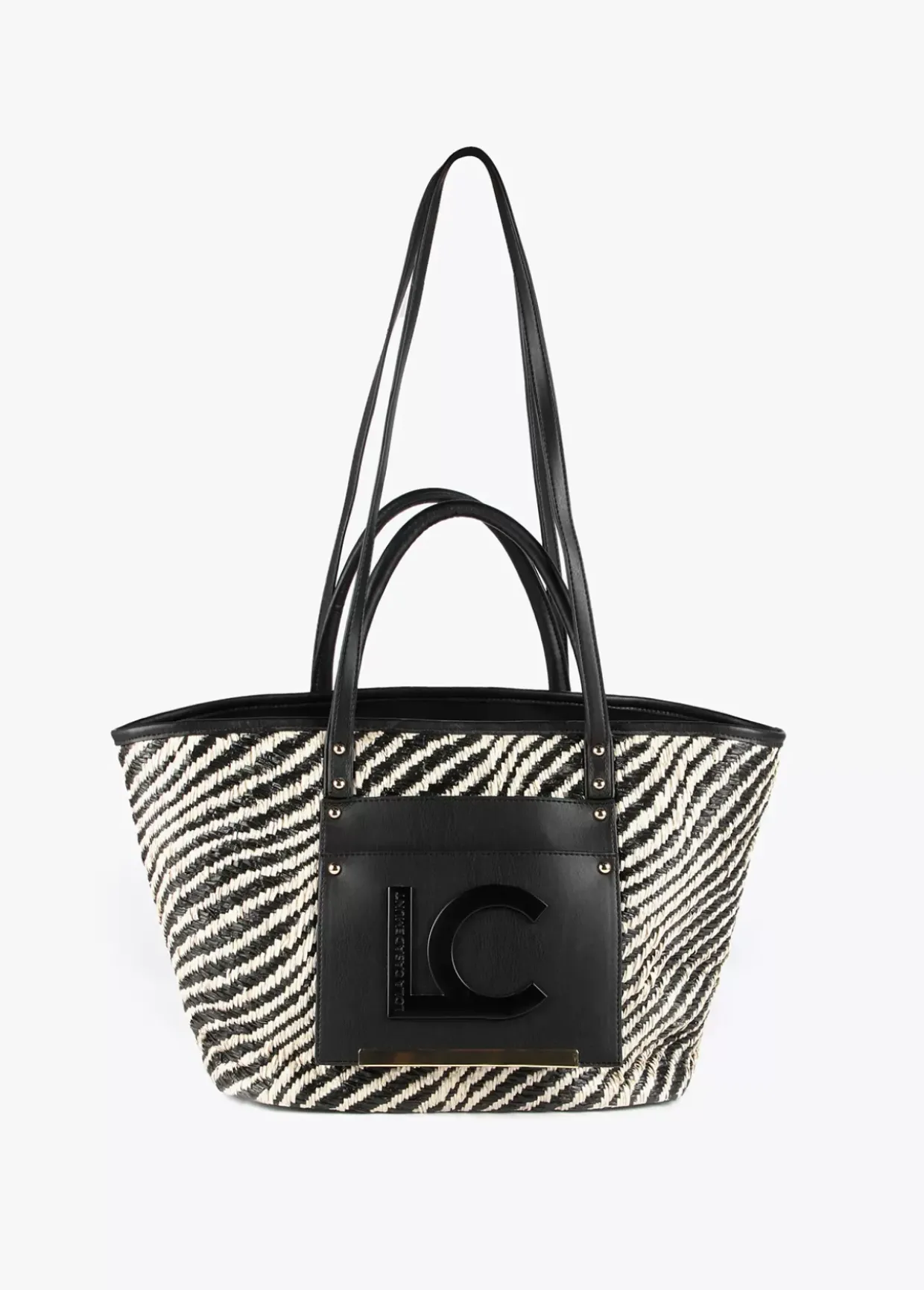 Bolso shopper tipo cesta