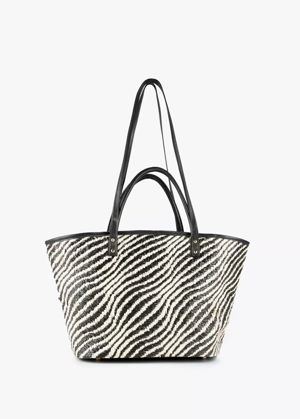Bolso shopper tipo cesta