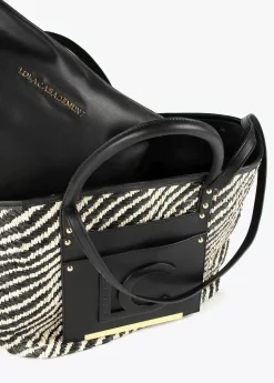 Bolso shopper tipo cesta