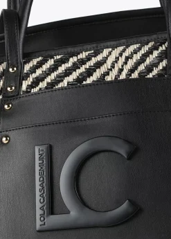 Bolso shopper tipo cesta