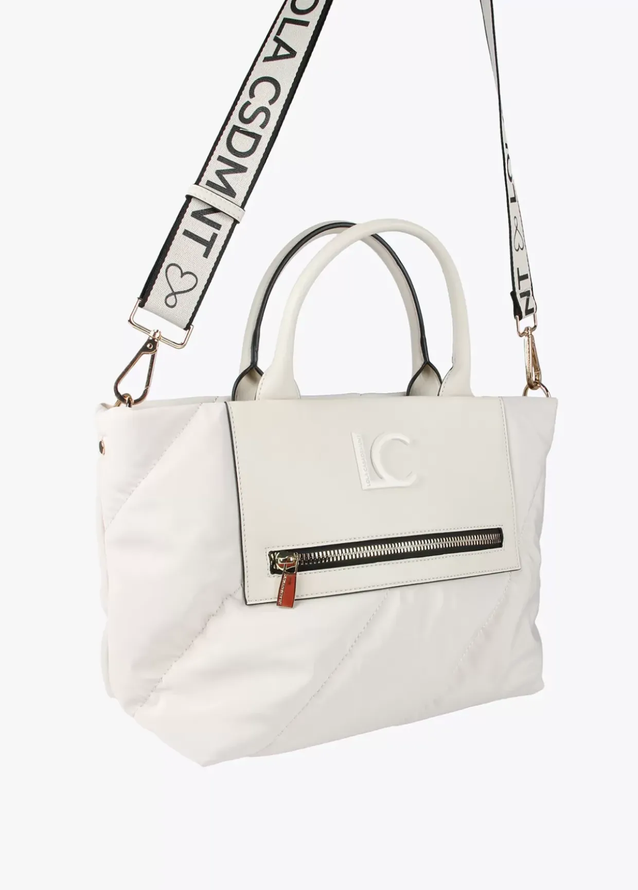 Bolso tipo shooper acolchado