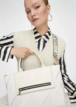 Bolso tipo shooper acolchado