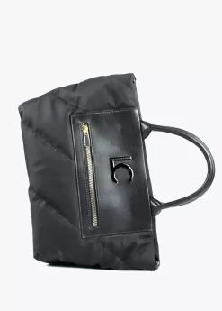 Bolso tipo shooper acolchado