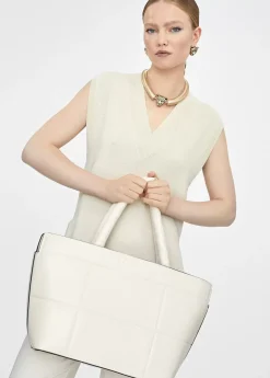 Bolso tipo shopper acolchado