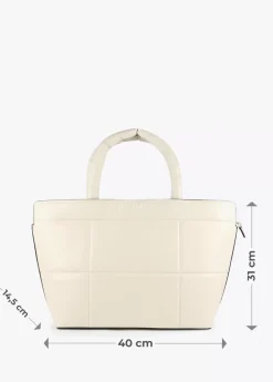 Bolso tipo shopper acolchado