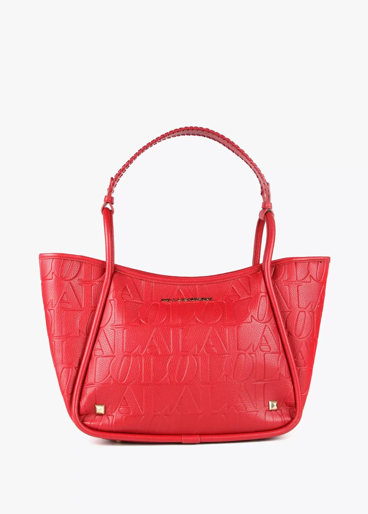 Bolso tipo shopper grabado