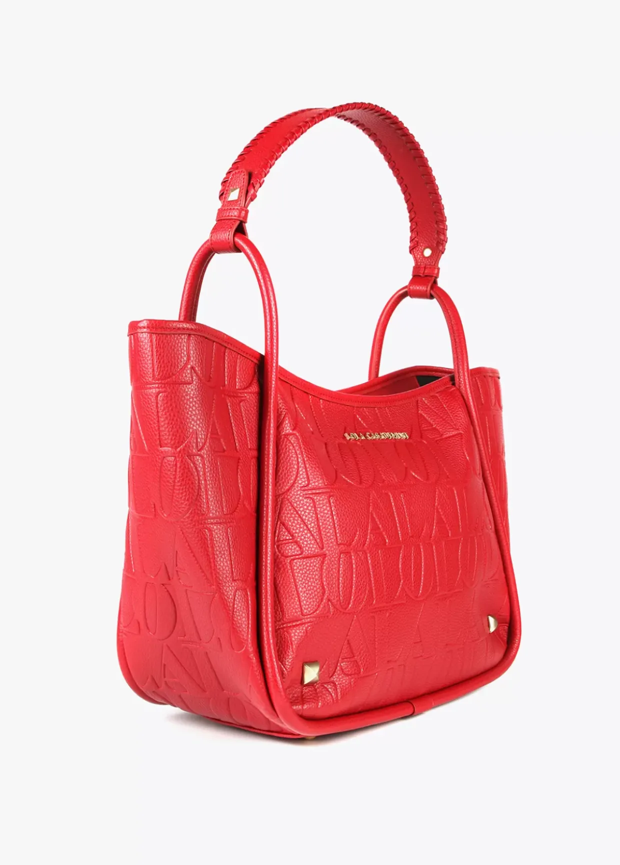 Bolso tipo shopper grabado