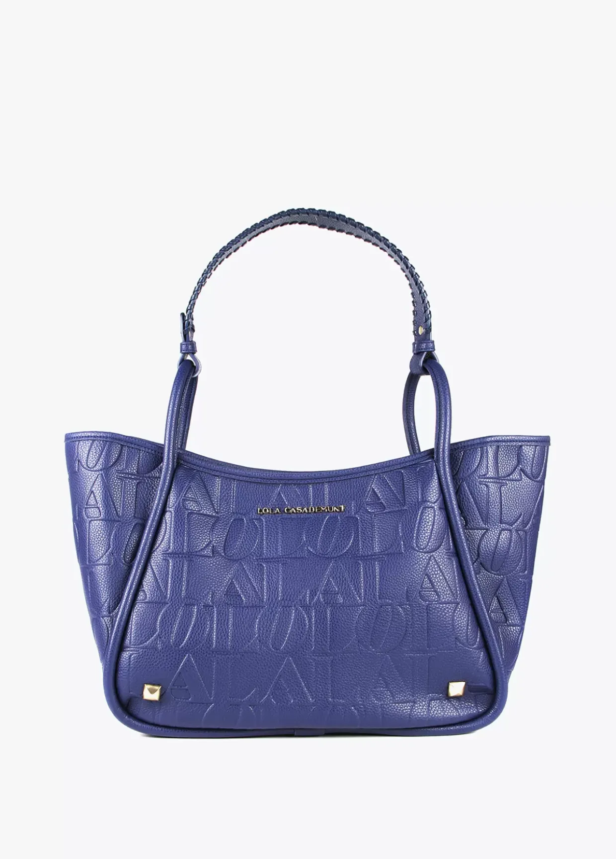 Bolso tipo shopper grabado