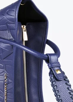 Bolso tipo shopper grabado