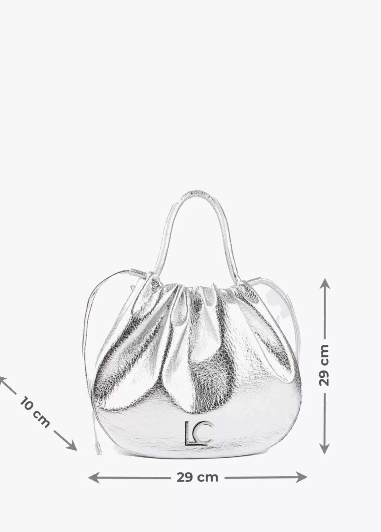 Bolso tipo shopper semicirular