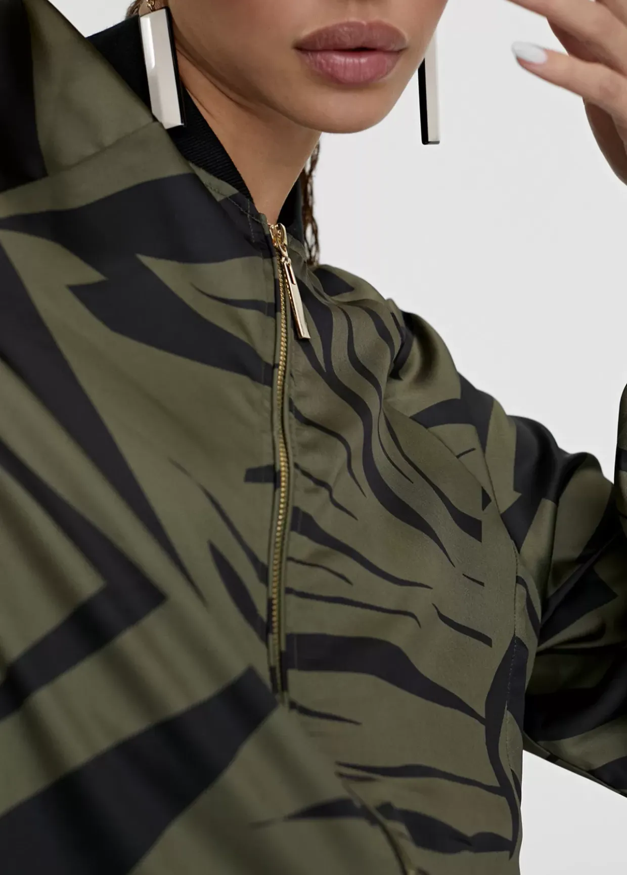 Bomber estampado animal