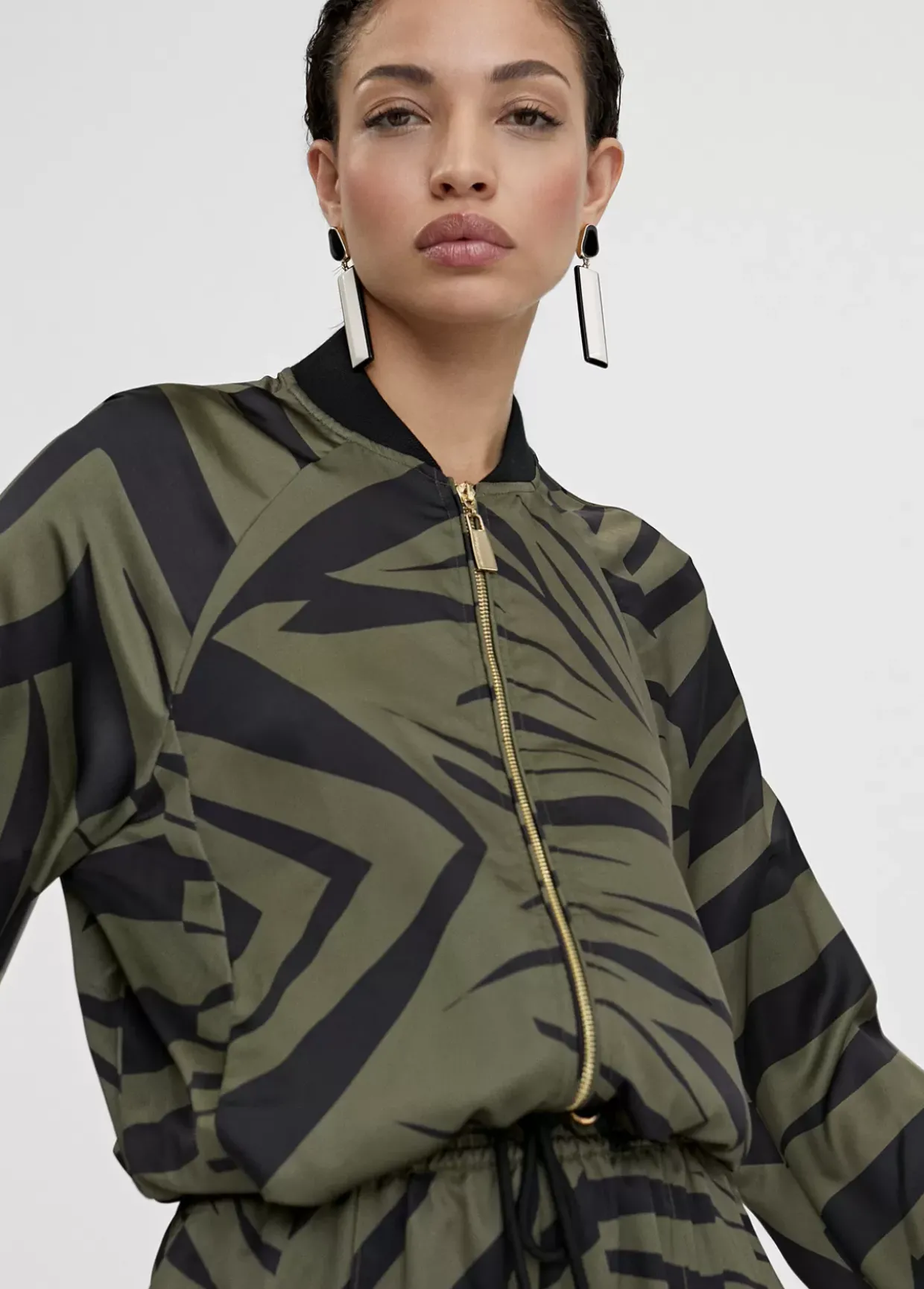 Bomber estampado animal