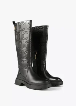 Bota alta logotipada | COLECCIÓN LOLA | Lola Casademunt