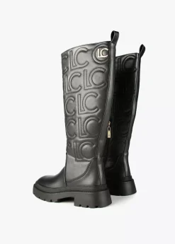 Bota alta logotipada |  COLECCIÓN LOLA | Lola Casademunt
