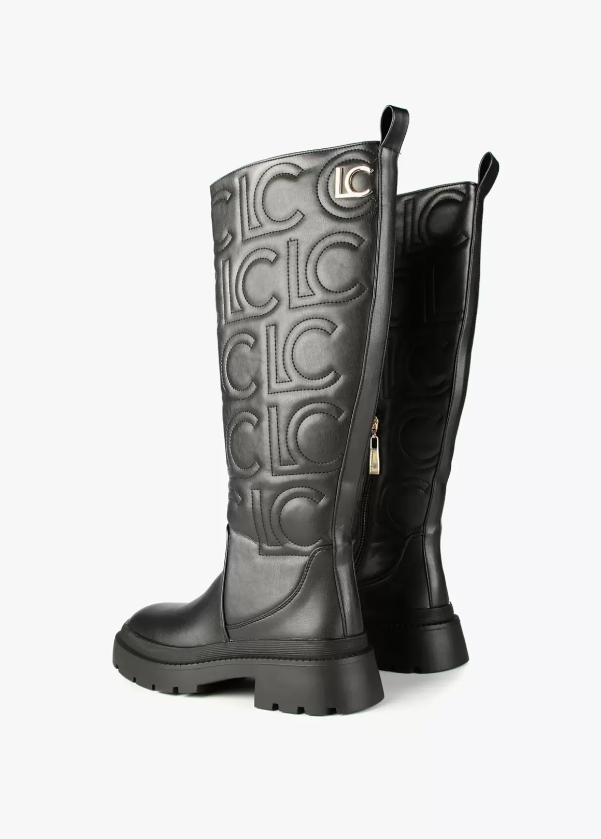 Bota alta logotipada | COLECCIÓN LOLA | Lola Casademunt