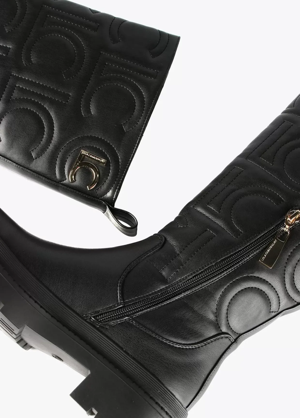 Bota alta logotipada | COLECCIÓN LOLA | Lola Casademunt