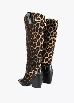 Bota cowboy leopardo | COLECCIÓN LOLA | Lola Casademunt