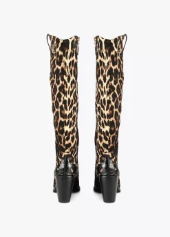 Bota cowboy leopardo | COLECCIÓN LOLA | Lola Casademunt