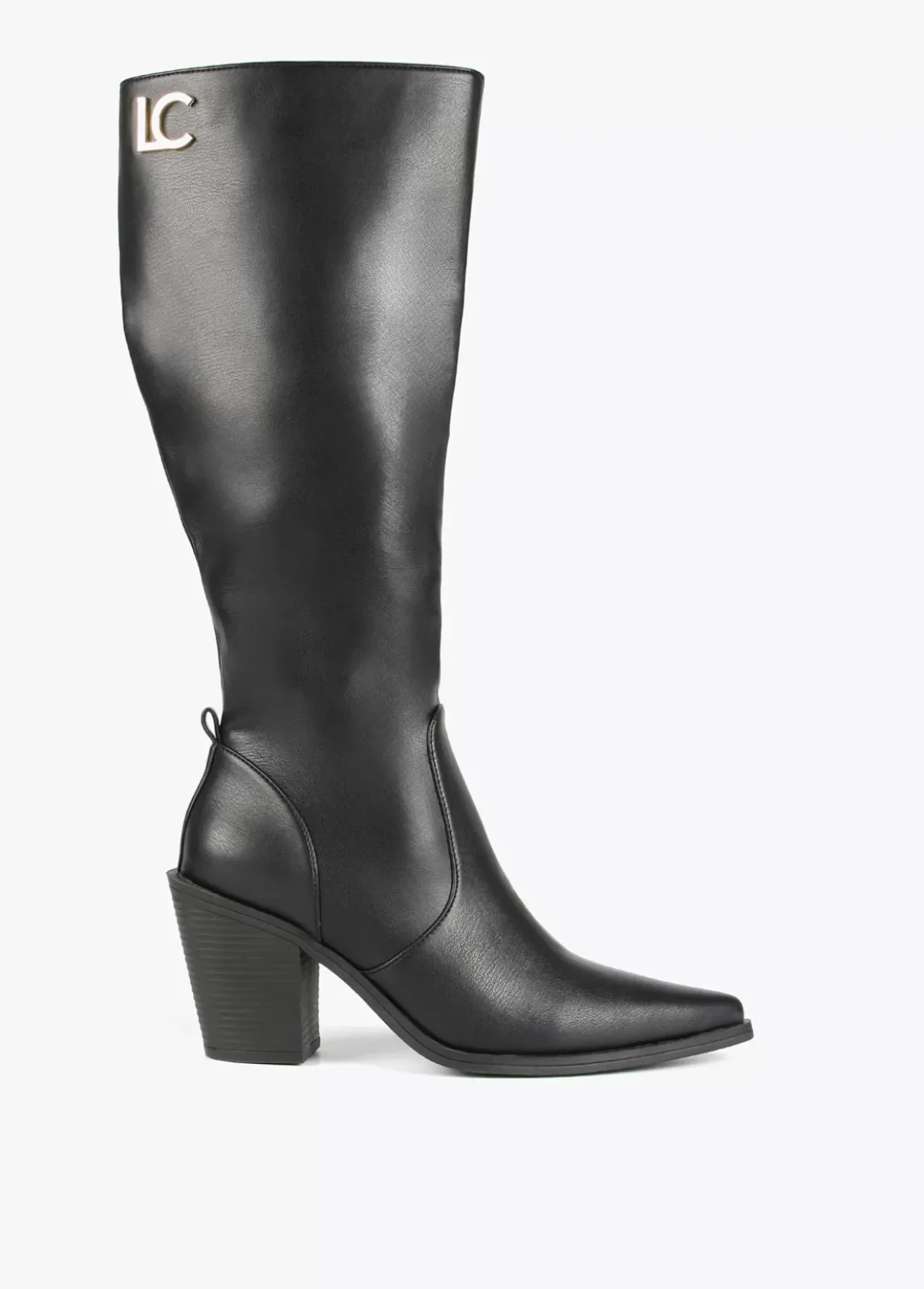 Bota estilo cowboy caña alta