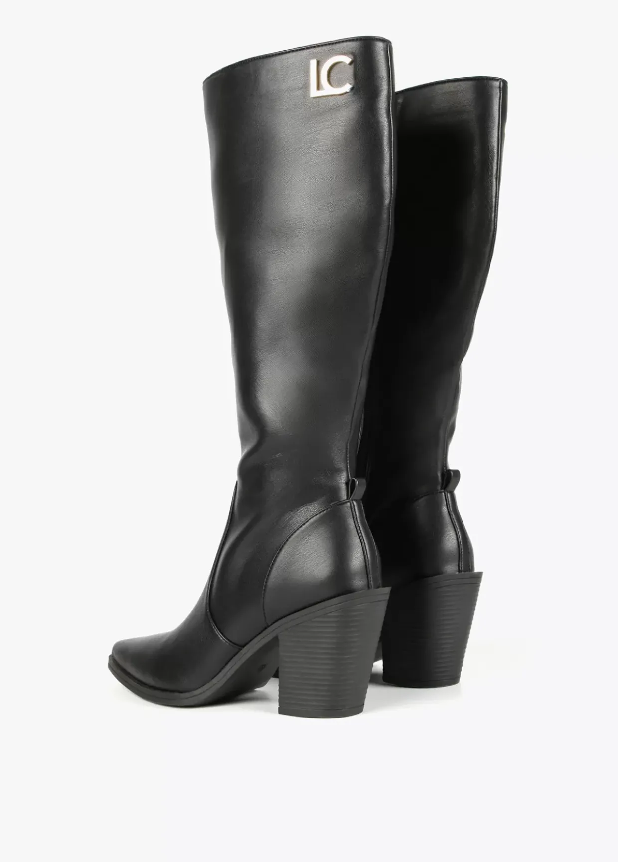 Bota estilo cowboy caña alta