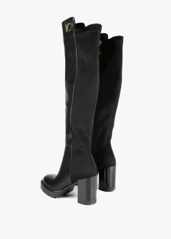 Bota mosquetera alta tacon |  Calzado | Lola Casademunt