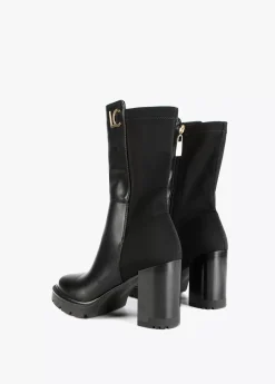 Botin media caña dos tejidos |  Calzado | Lola Casademunt