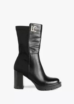 Botin media caña dos tejidos |  Calzado | Lola Casademunt